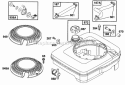 Fuel Tank AssyCovers Hoses Diagram and Parts List for 125702-0113-01  Briggs and Stratton Engine